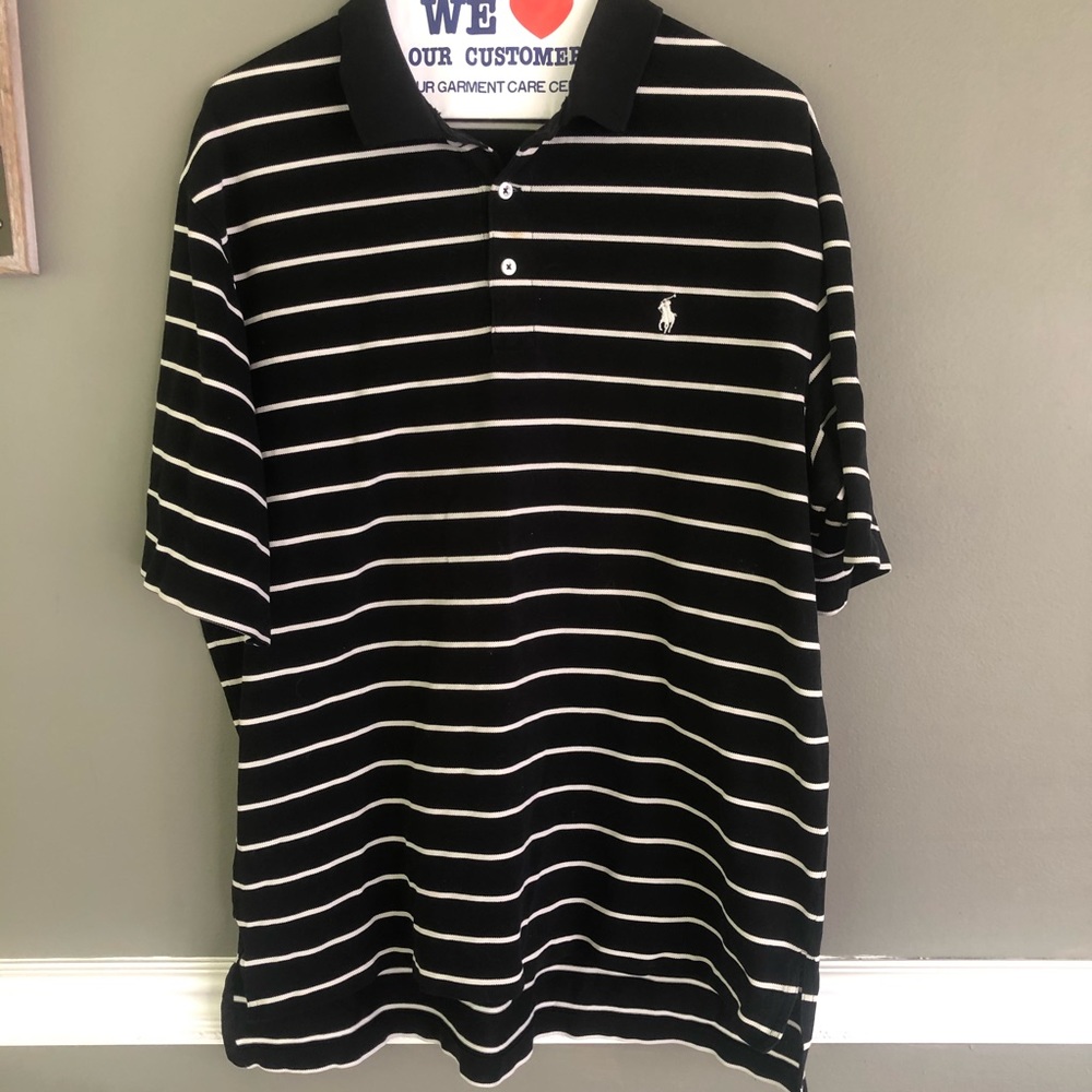 Black and White Polo